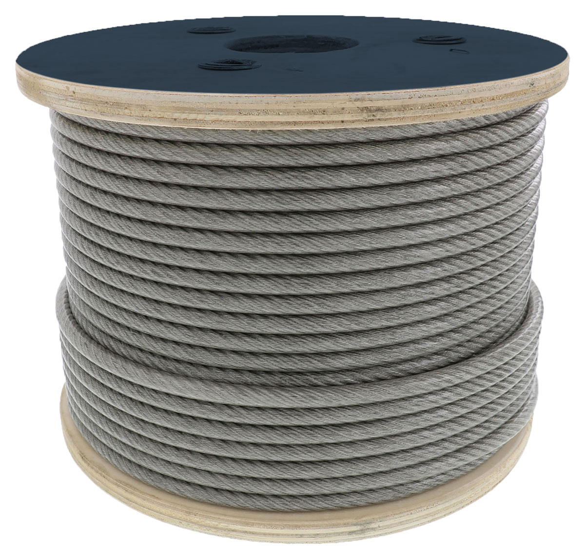 CABLE DE ACERO ALMA DE FIBRA FC 6X26 5/8" ROLLO 500M
