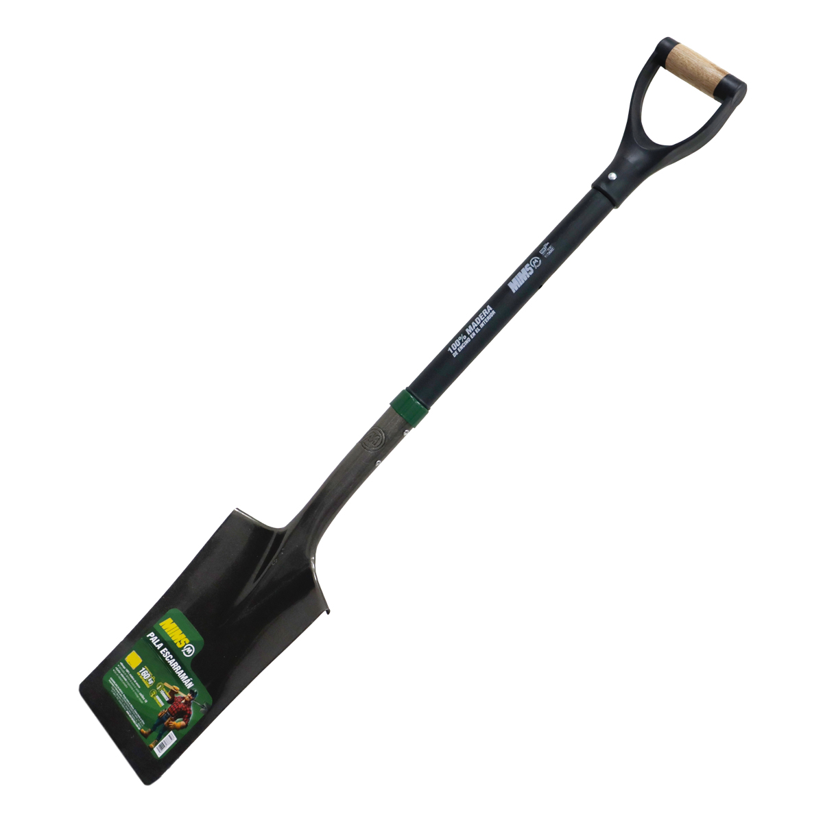 PALA ESCARRAMAN MANGO CORTO D/MADERA C/POLIPROPILENO PUÑO "Y"