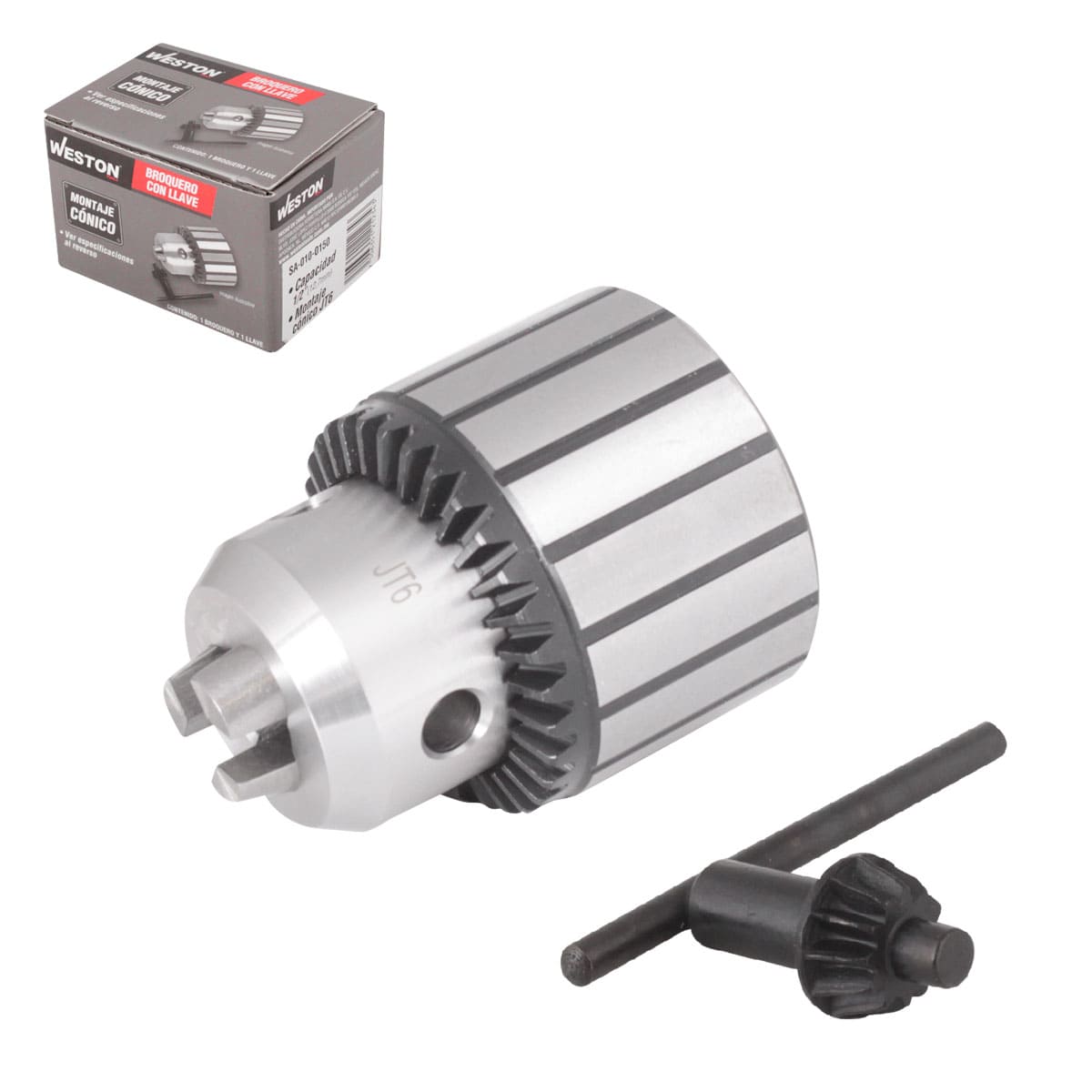 BROQUERO CON LLAVE 1/2" MONTAJE JT33