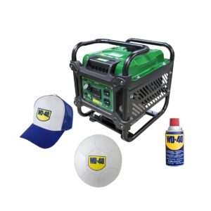 GENERADOR ELEC. A GASOLINA 1000W MIMS + WD-40 BALON PROMOCIONAL + WD-40 AEROSOL 8OZ + GORRA WD-40