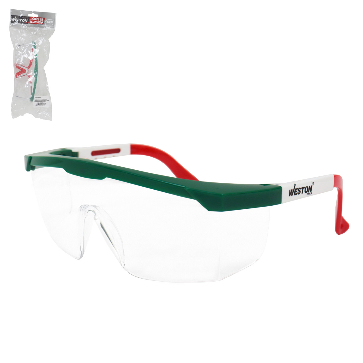 LENTE GENERAL TRICOLOR CLARO ANSI