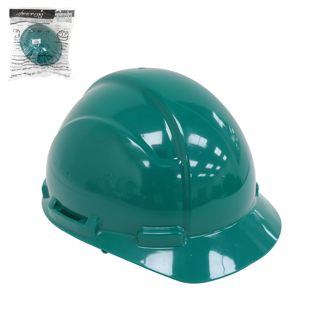 CASCO DE SEGURIDAD TIPO CACHUCHA CON AJUSTE DE INTERVALOS VERDE