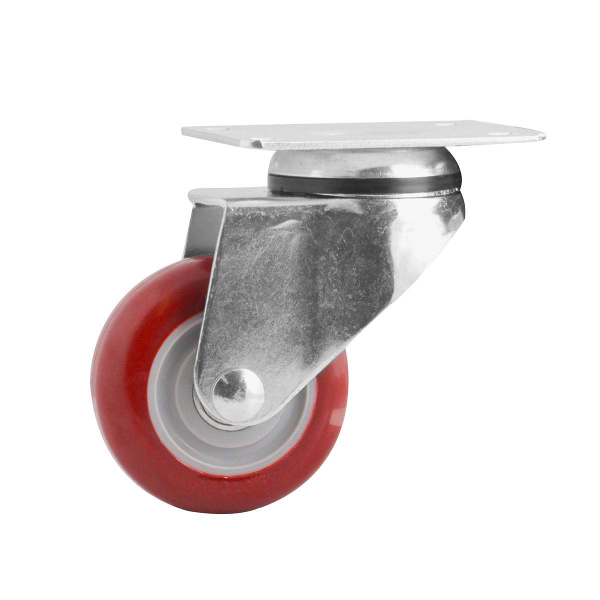 RODAJA MARRON PU GIRA. 3X1-1/4"