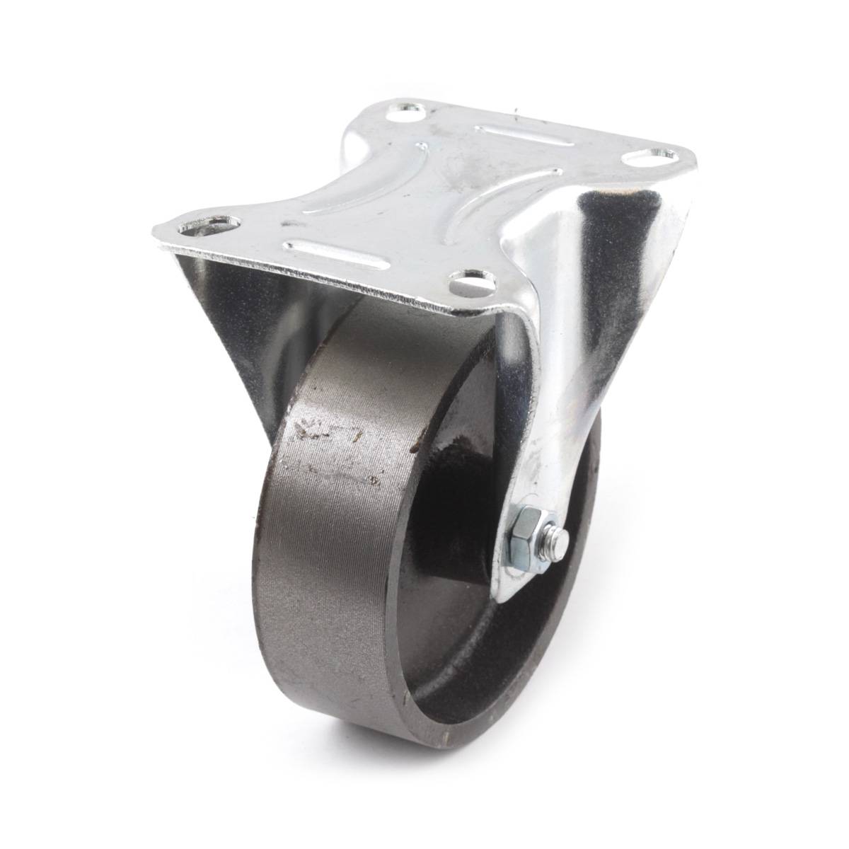 RODAJA DE FIERRO FIJA C/BUJE 4" x 32 mm