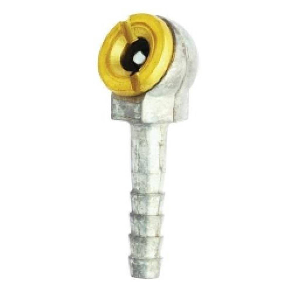 VALVULA PARA INFLAR SENCILLA 1/4" NPT CON ESPIGA Mod 695BK