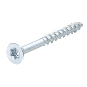 PIJA CABEZA PLANA TORX GALV. P/MDF #6 x 1-1/2" (38,1 mm) T10 (Precio x Pza - Caja c/10000 piezas)