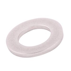 RONDANA PLANA ACERO INOX.-3/8"   (Precio x Pza - Caja c/300 pzas)