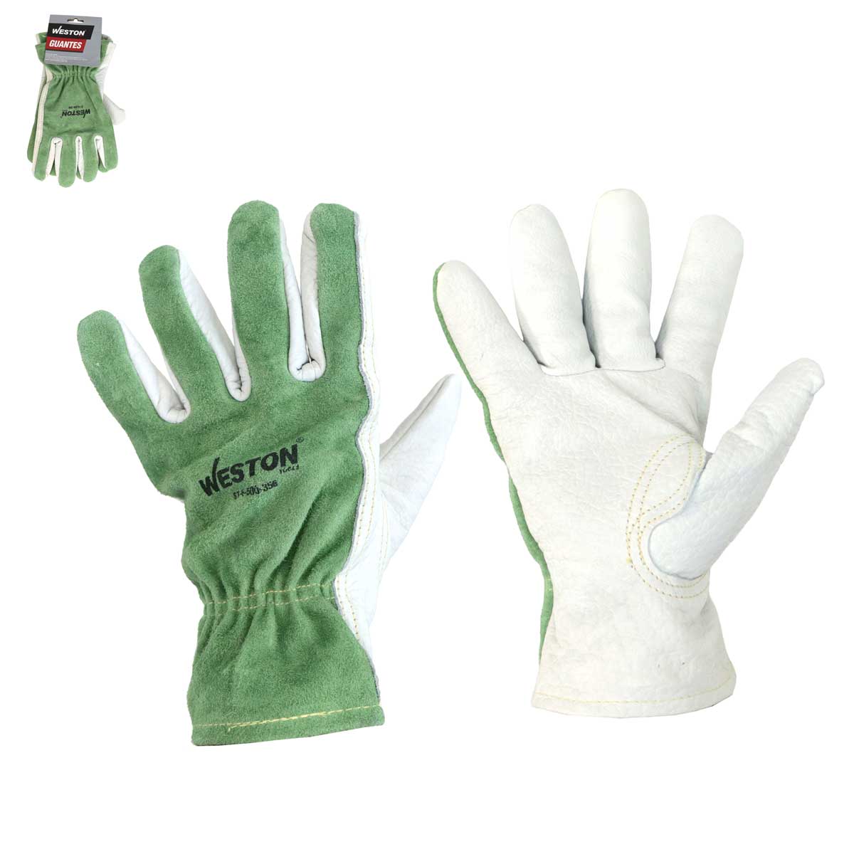 GUANTE DE TRABAJO DE PIEL DE BISONTE USO GENERAL PULGAR KEYSTONE 9.6"