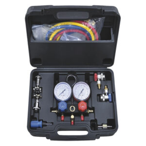 JUEGO D/MANOMETROS MANIFOLD 600 PSI REFRIGERANTE R134A