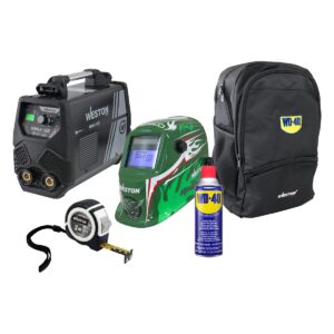 INVERSOR GEMELA 200A + CARETA MUNDIAL + WD-40 11OZ + FLEXO 3M COMPACTO + WD-40 MOCHILA PROMOCIONAL